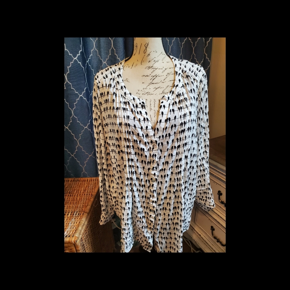 jane and delancey blouse size 3x